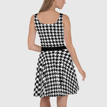 Load image into Gallery viewer, SUCCESS WIRE Houndstooth Skater Dress for Women
