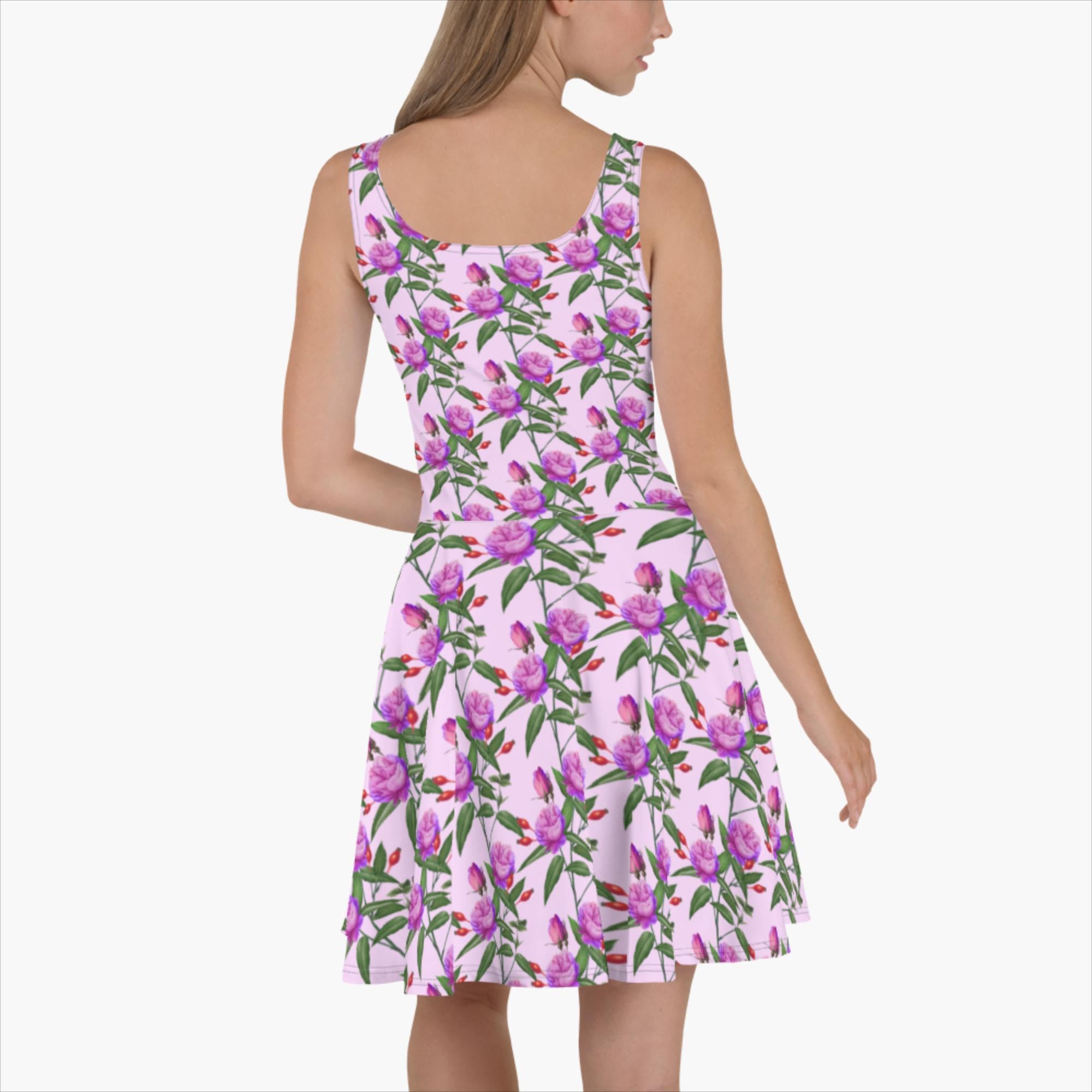 SUCCESS WIRE Signature Purple Floral Design Skater