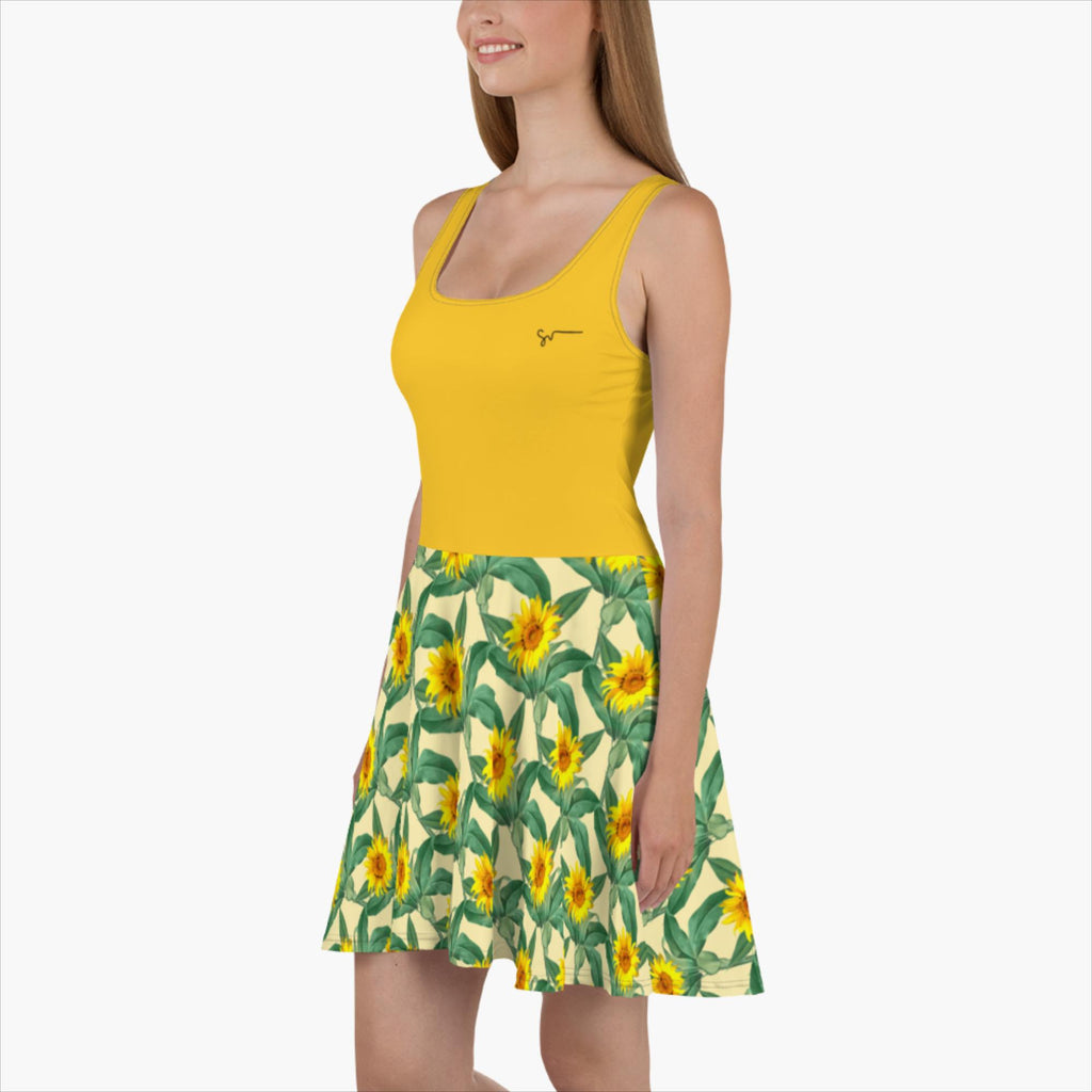 SUCCESS WIRE Signature Yellow Blooming Sunflower Pattern Skater
