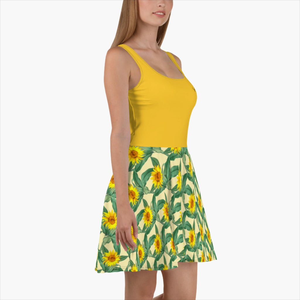 SUCCESS WIRE Signature Yellow Blooming Sunflower Pattern Skater