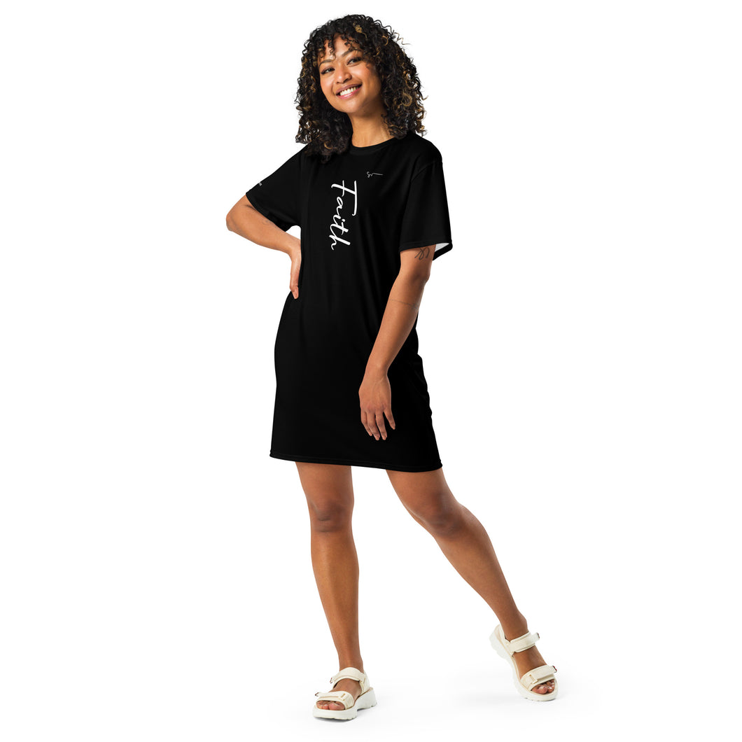 SUCCESS WIRE Inspirational FAITH T-shirt Dress