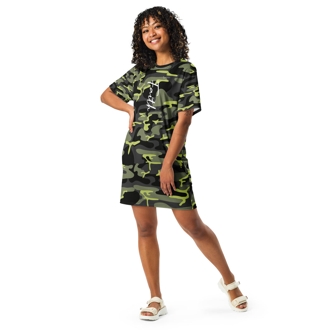 SUCCESS WIRE Inspirational FAITH T-shirt Dress