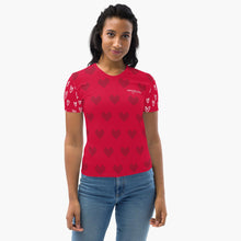 Load image into Gallery viewer, SUCCESS WIRE Heart T-shirt for Women
