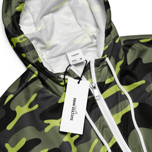 Load image into Gallery viewer, SUCCESS WIRE Camo Turbo Charge Cropped Windbreaker for Women (Black Logo)
