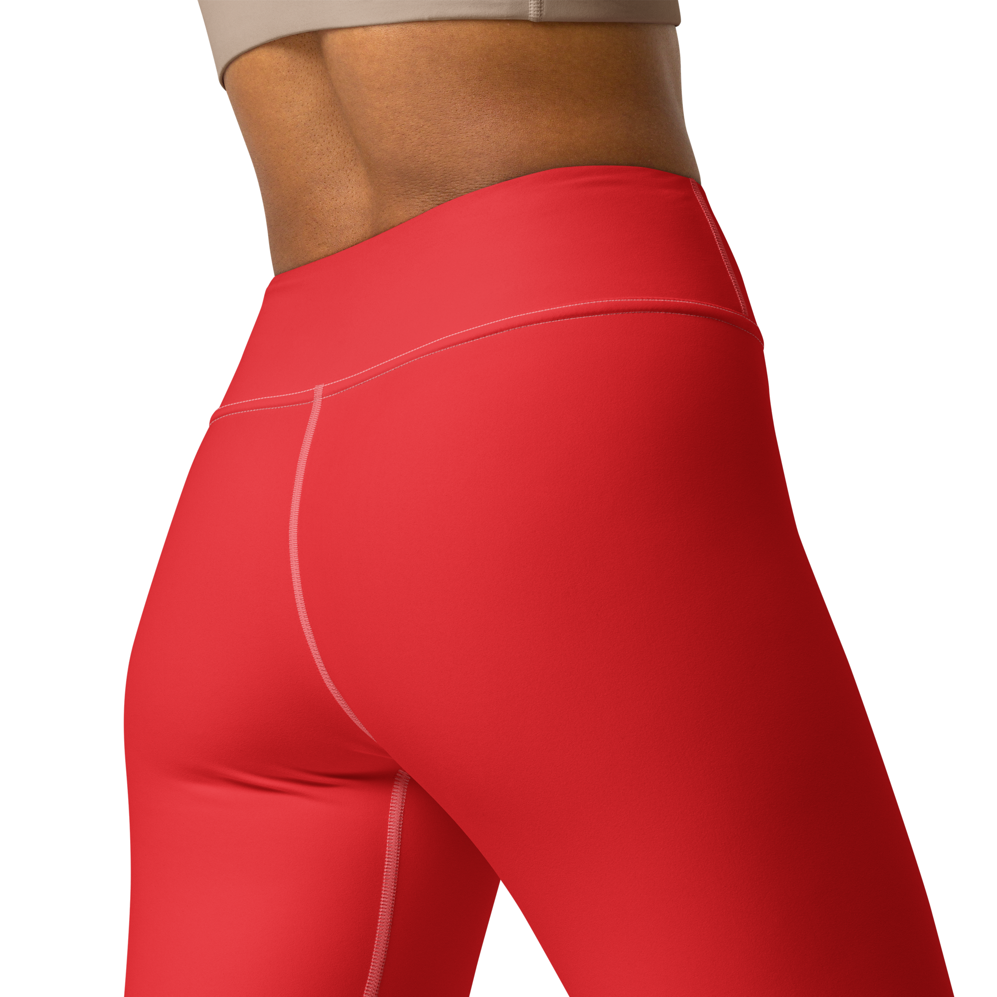 SUCCESS WIRE Extreme Red Yoga Leggings for Women