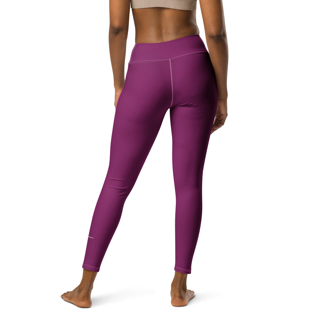 SUCCESS WIRE Eggplant Purple Boost Yoga Leggings for Women