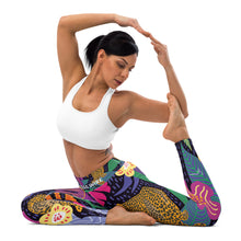 Load image into Gallery viewer, SUCCESS WIRE Jungle Safari Connection Yoga Leggings for Women
