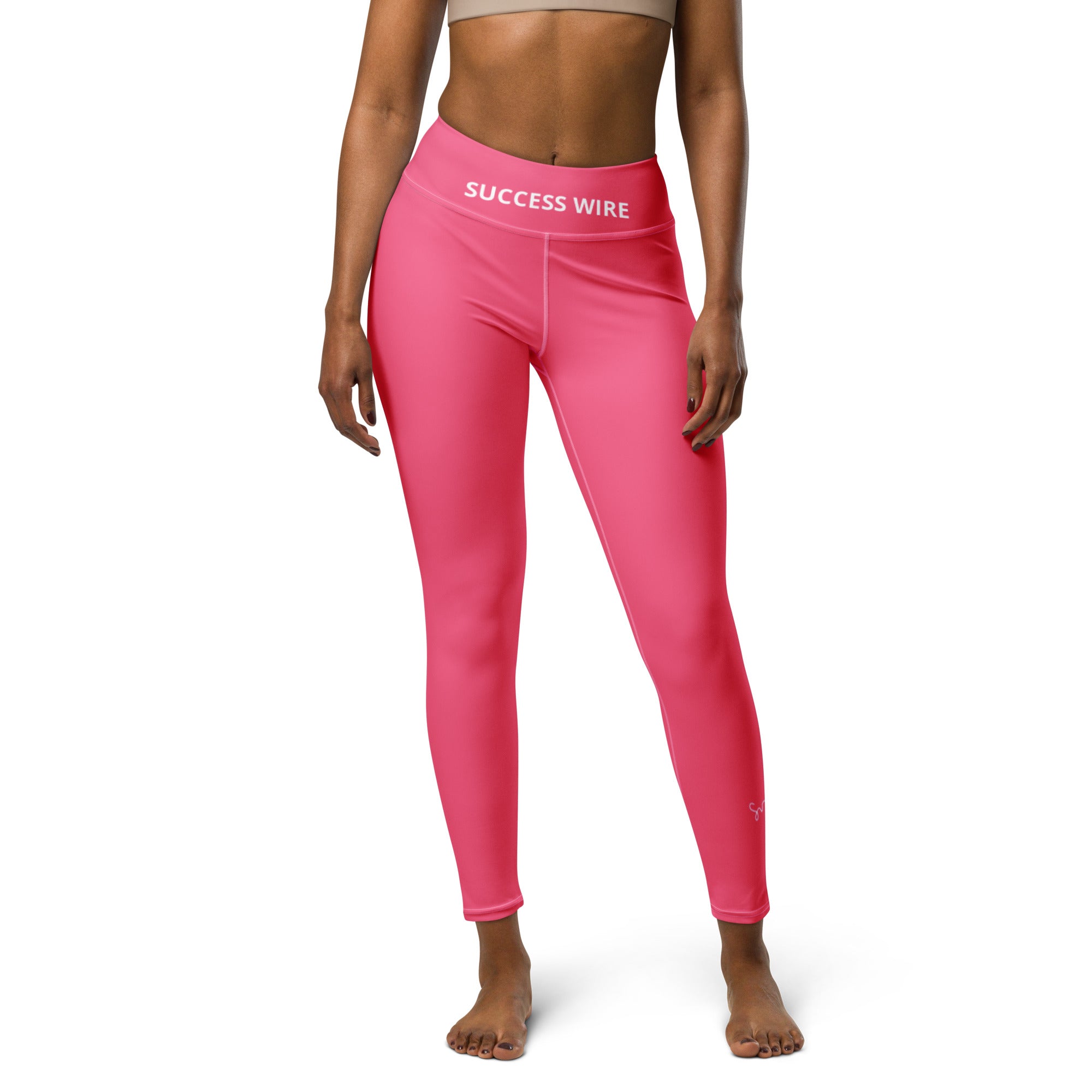SUCCESS WIRE Pretty in Pink Passion Yoga Leggings for Women