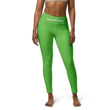 Load image into Gallery viewer, SUCCESS WIRE Progressive Green Yoga Leggings for Women
