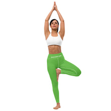 Load image into Gallery viewer, SUCCESS WIRE Progressive Green Yoga Leggings for Women
