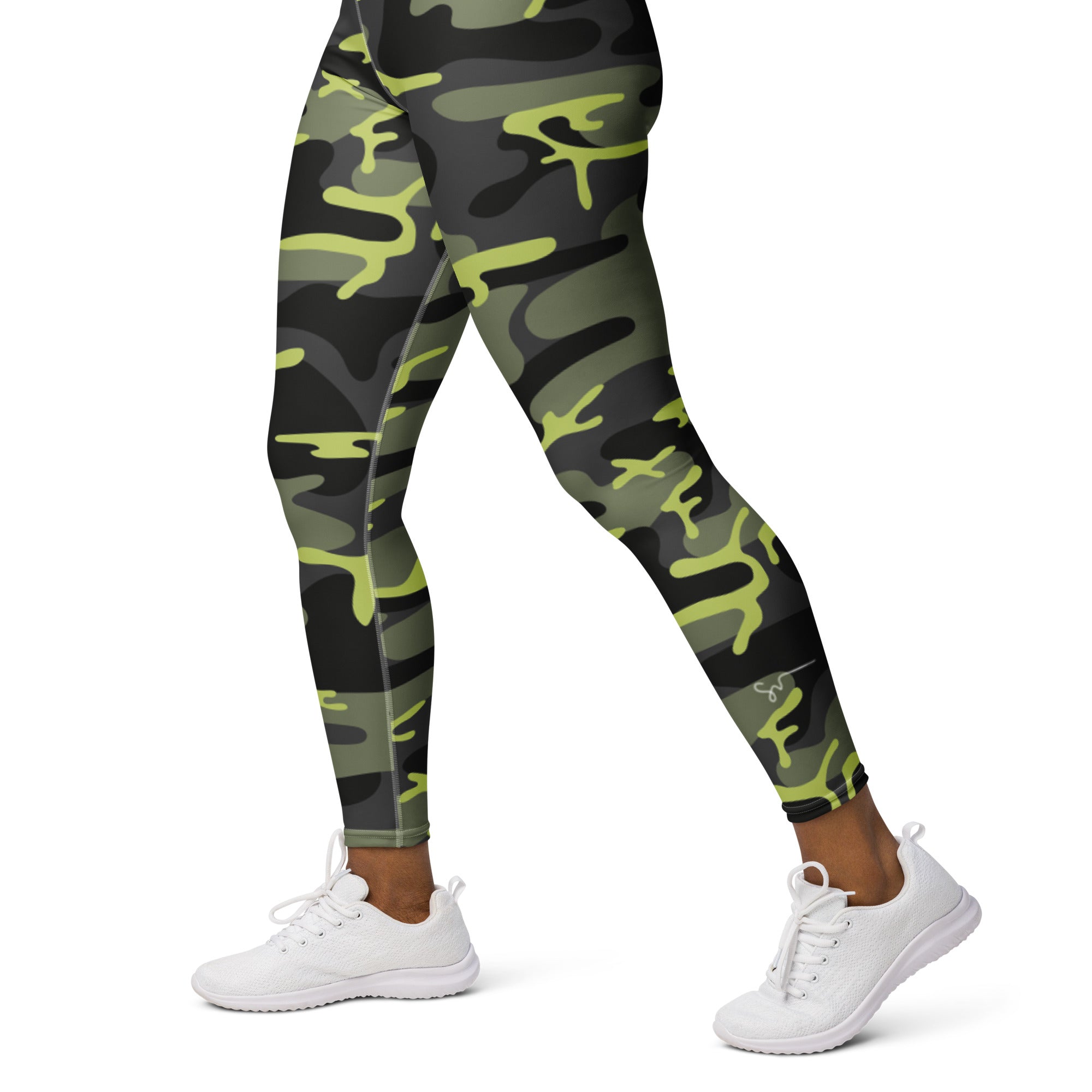 SUCCESS WIRE Camo Turbo Charge Yoga Leggings for Women