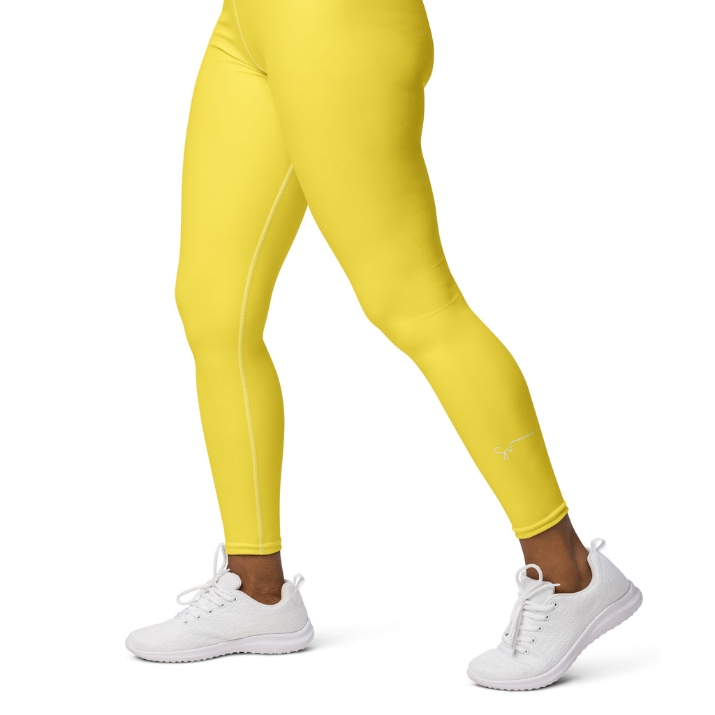 SUCCESS WIRE High Innovation Yellow Yoga Leggings for Women