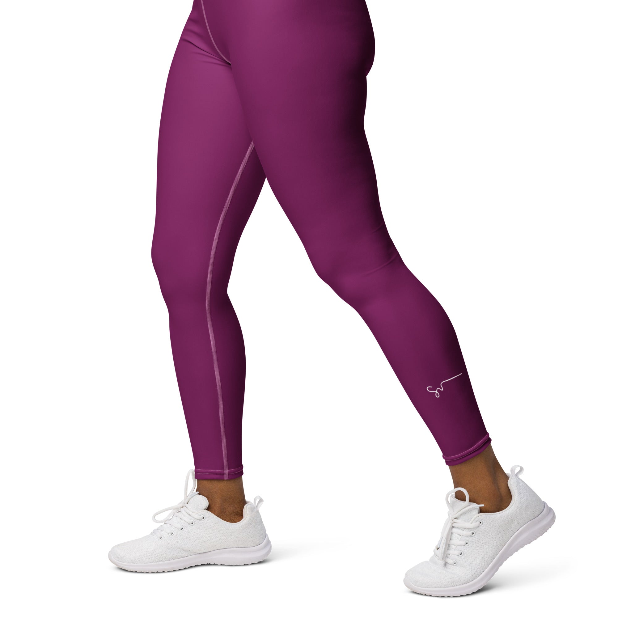 SUCCESS WIRE Eggplant Purple Boost Yoga Leggings for Women