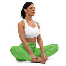 Load image into Gallery viewer, SUCCESS WIRE Progressive Green Yoga Leggings for Women
