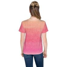 Load image into Gallery viewer, SUCCESS WIRE Watercolor Crew Neck T-Shirt for Big Girls (8-20)
