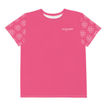 Load image into Gallery viewer, SUCCESS WIRE Blooming Petals Crew Neck T-Shirt for Big Girls (8-20) - Brink Pink
