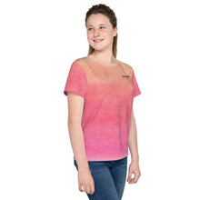 Load image into Gallery viewer, SUCCESS WIRE Watercolor Crew Neck T-Shirt for Big Girls (8-20)
