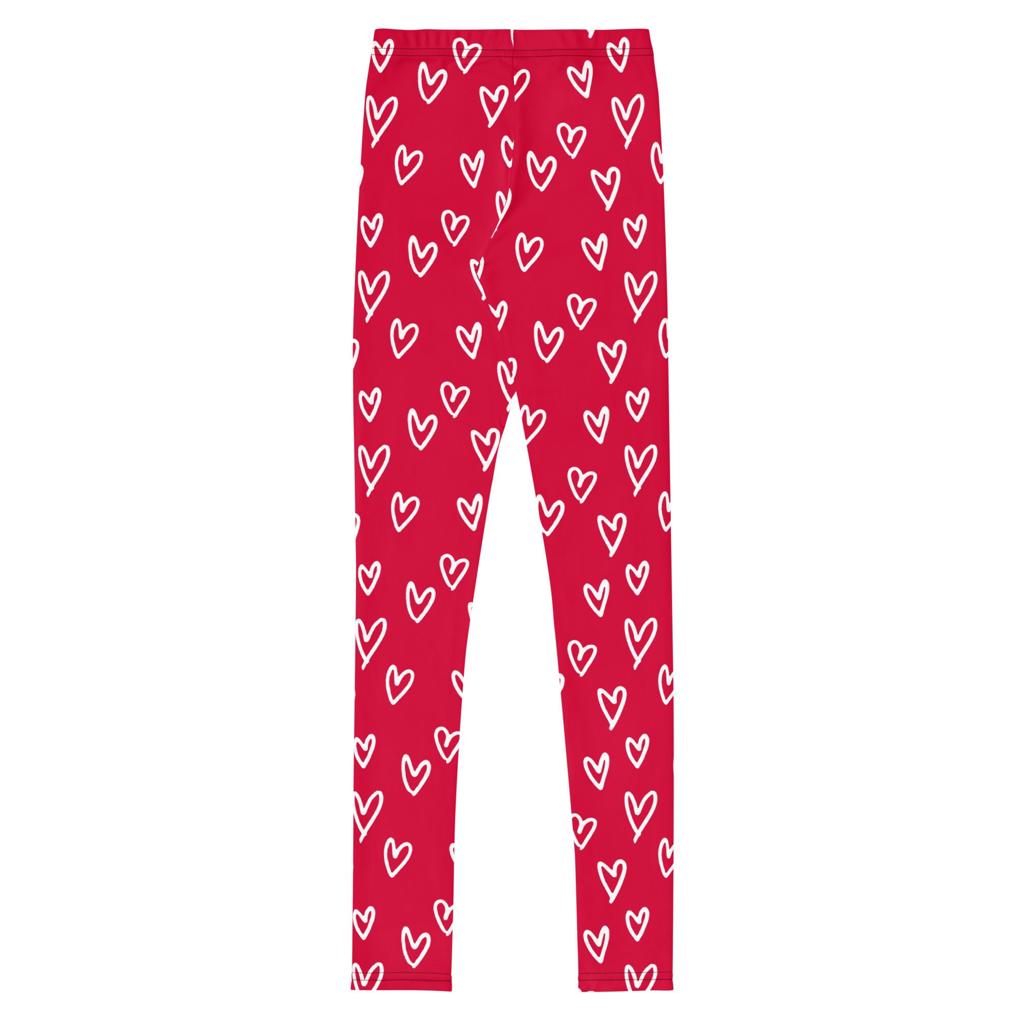 SUCCESS WIRE Heart Leggings for Big Girls (8-20)
