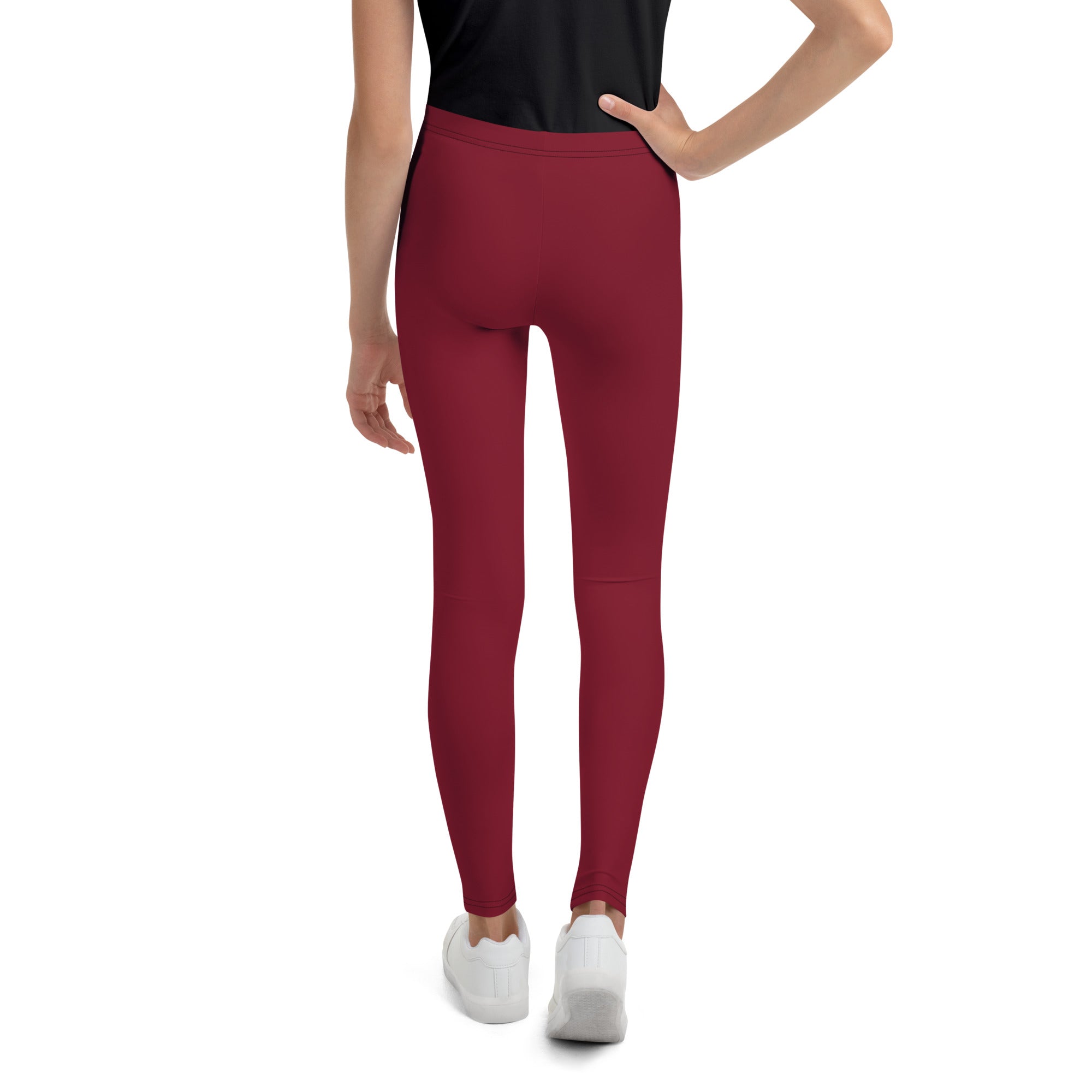 SUCCESS WIRE Classic Leggings for Big Girls (8-20) - Burgundy