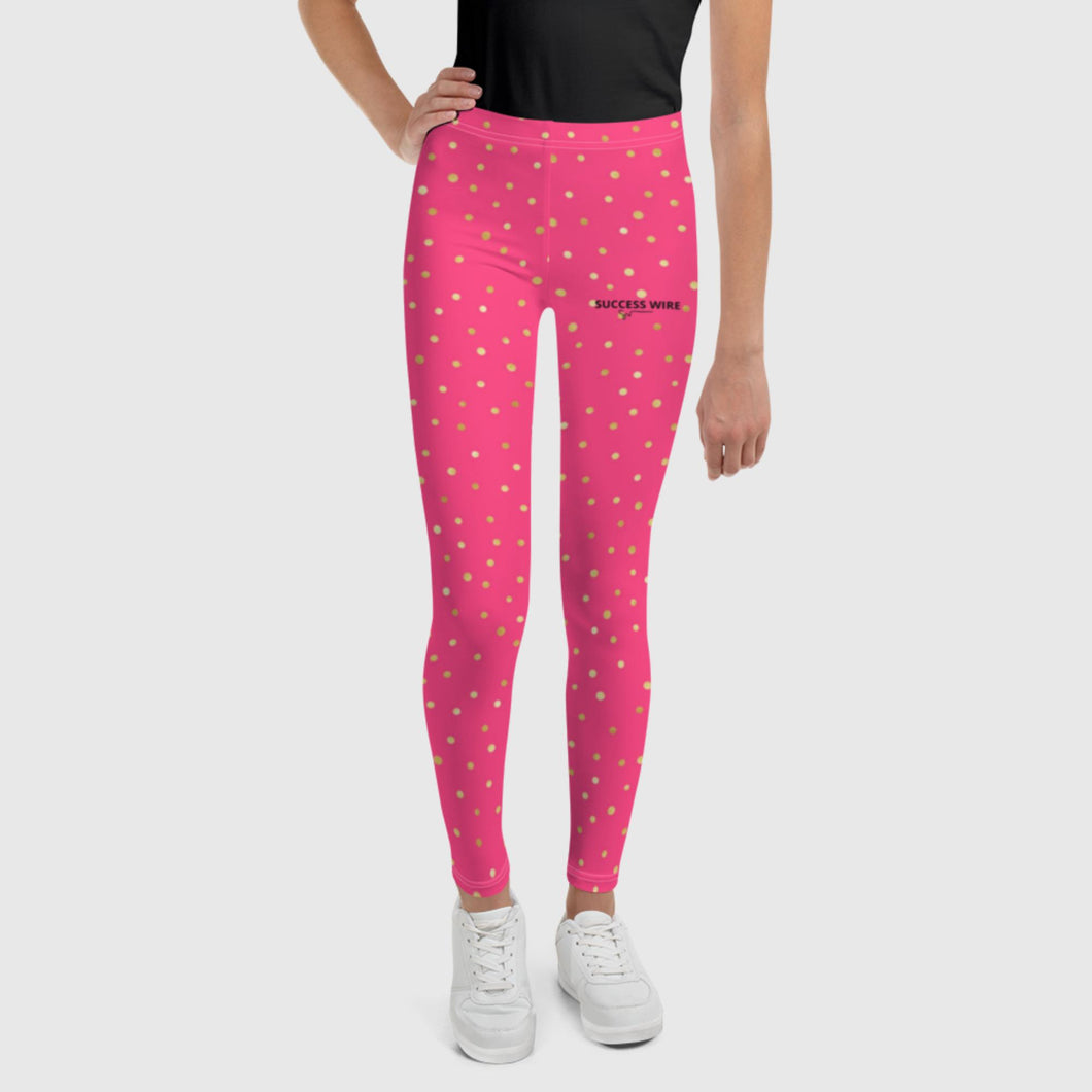 SUCCESS WIRE  Confetti Pop Pink Leggings for Big Girls (8-20)