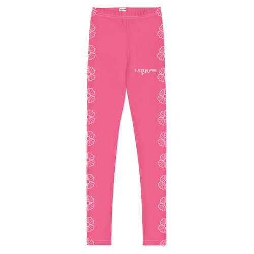 SUCCESS WIRE Blooming Petals Leggings for Big Girls (8-20) - Brink Pink