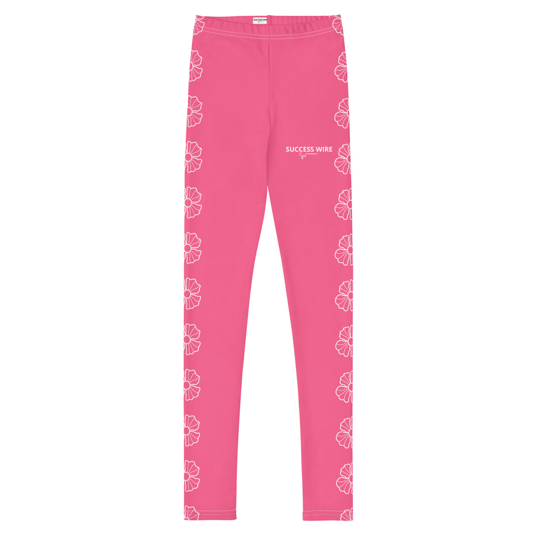 SUCCESS WIRE Blooming Petals Leggings for Big Girls (8-20) - Brink Pink