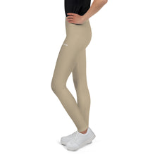 Load image into Gallery viewer, SUCCESS WIRE Classic Leggings for Big Girls (8-20) - Khaki Tan
