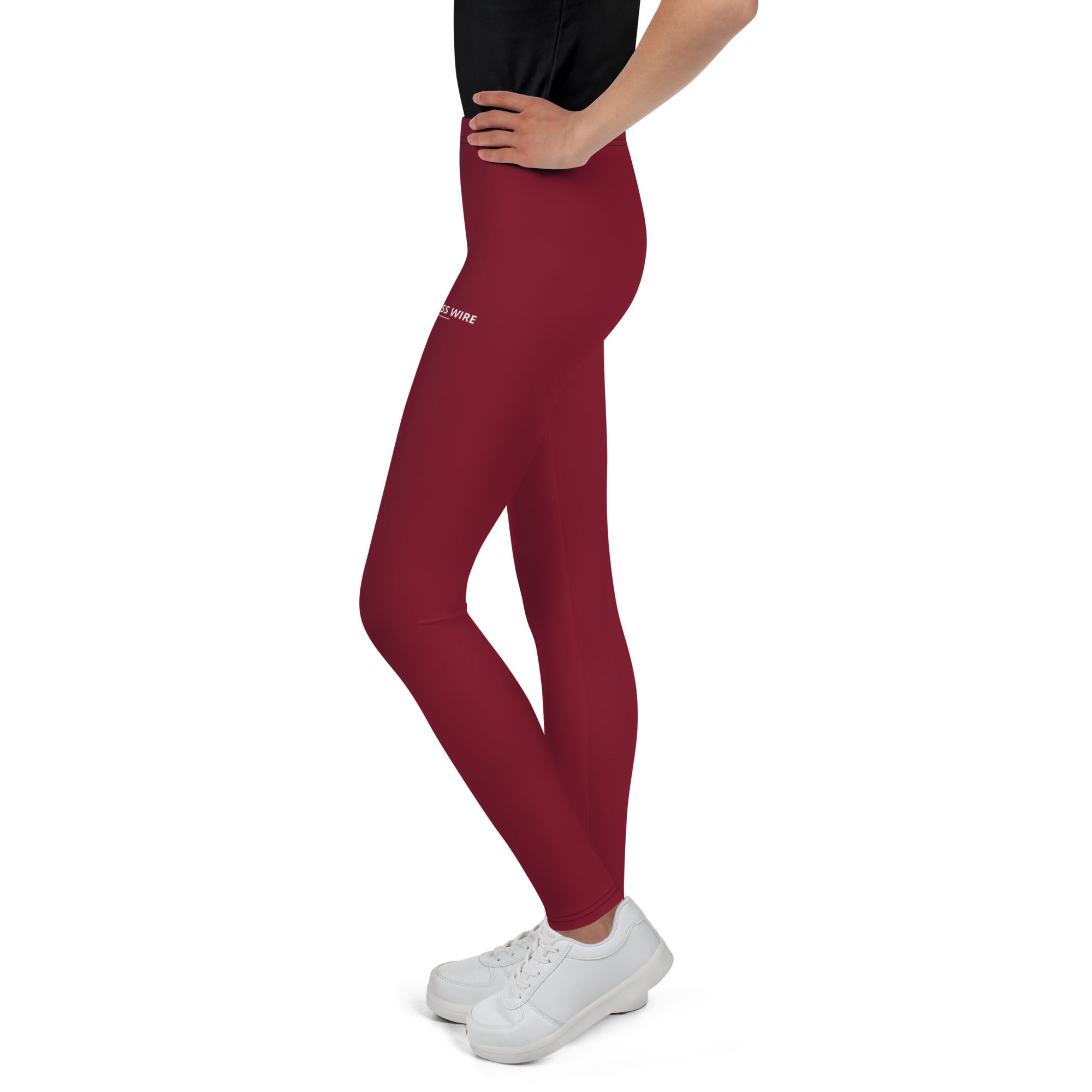 SUCCESS WIRE Classic Leggings for Big Girls (8-20) - Burgundy