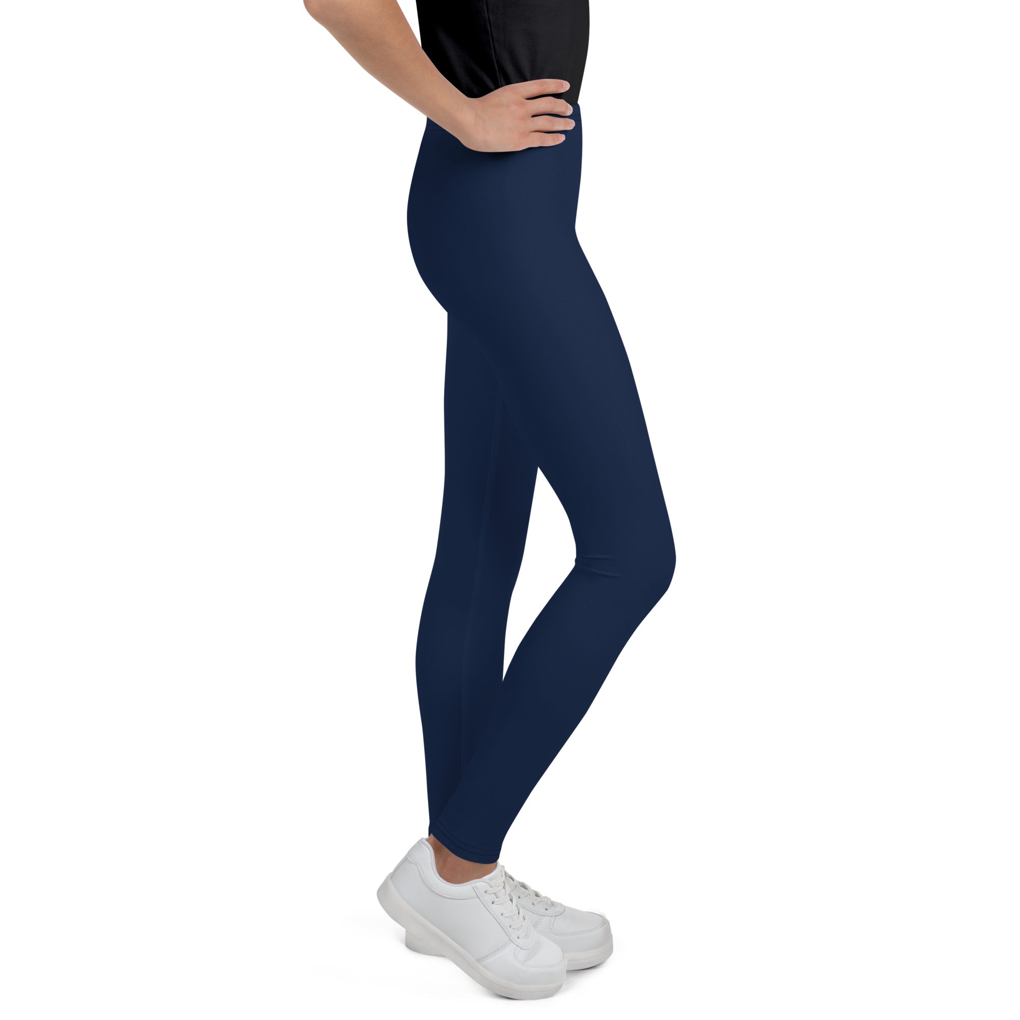 SUCCESS WIRE Classic Leggings for Big Girls (8-20) - Navy