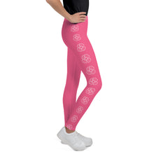 Load image into Gallery viewer, SUCCESS WIRE Blooming Petals Leggings for Big Girls (8-20) - Brink Pink
