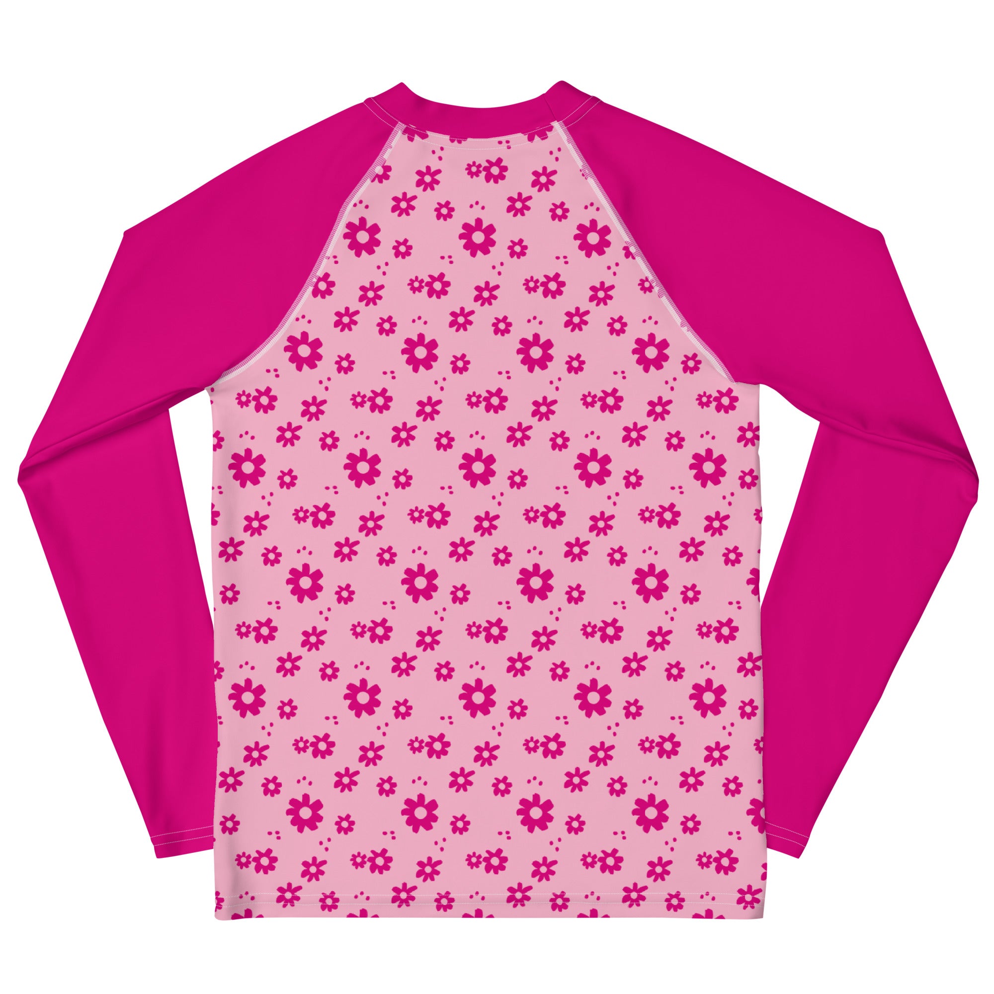 SUCCESS WIRE Power Flower Pink Rash Guard for Big Girls (8-20)