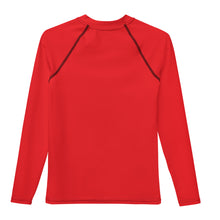 Load image into Gallery viewer, SUCCESS WIRE Unisex Alizarin Red Rash Guard for Big Kids (8-20)
