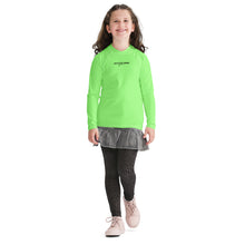 Load image into Gallery viewer, SUCCESS WIRE Unisex Lime Breeze Rash Guard for Big Kids (8-20)
