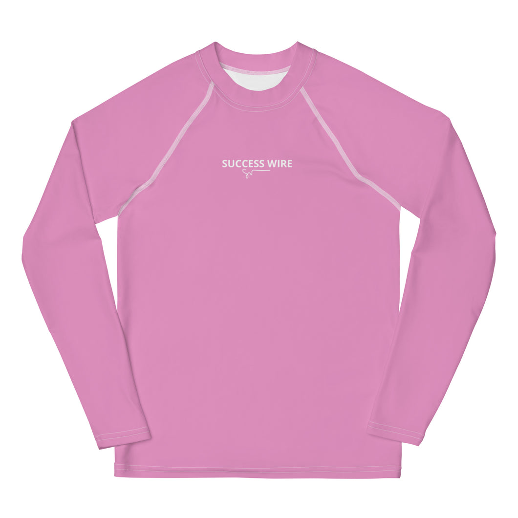 SUCCESS WIRE Lavender Rose Rash Guard for Big Girls (8-20)