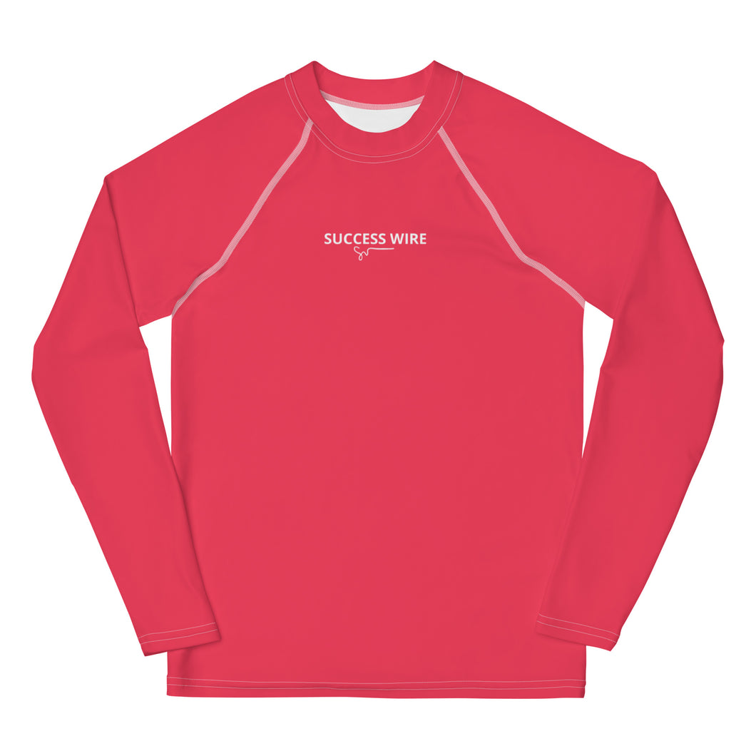 SUCCESS WIRE Radical Red Rash Guard for Big Girls (8-20)