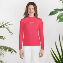 Load image into Gallery viewer, SUCCESS WIRE Radical Red Rash Guard for Big Girls (8-20)
