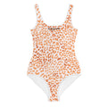SUCCESS WIRE Orange Leopard Swimsuit for Big Girls (8-20)