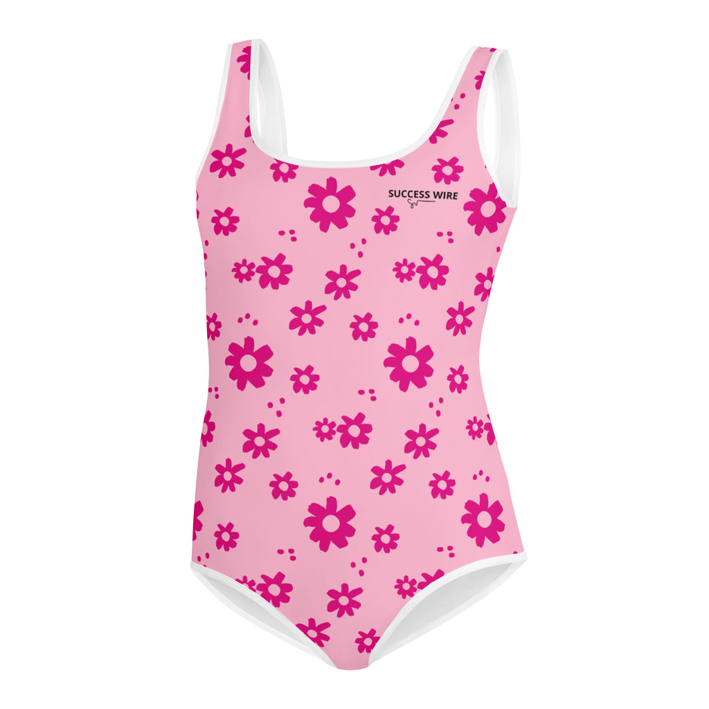 SUCCESS WIRE Power Flower Pink Swimsuit for Big Girls (8-20)