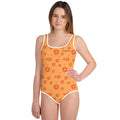 SUCCESS WIRE Power Flower Orange Rose Swimsuit for Big Girls (8-20)