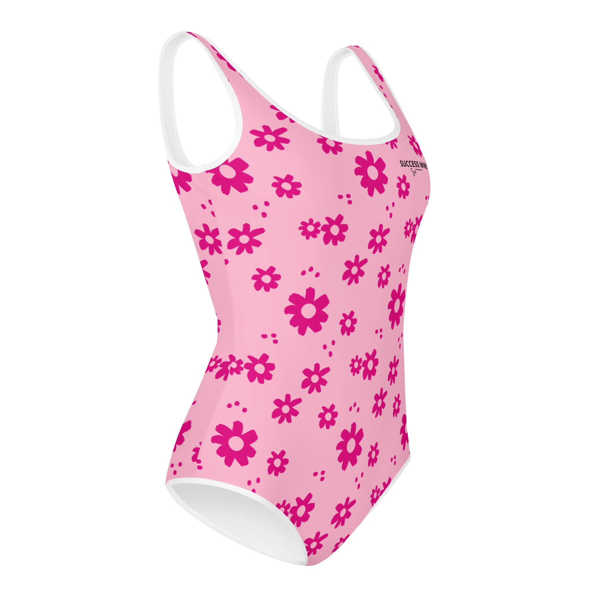 SUCCESS WIRE Power Flower Pink Swimsuit for Big Girls (8-20)