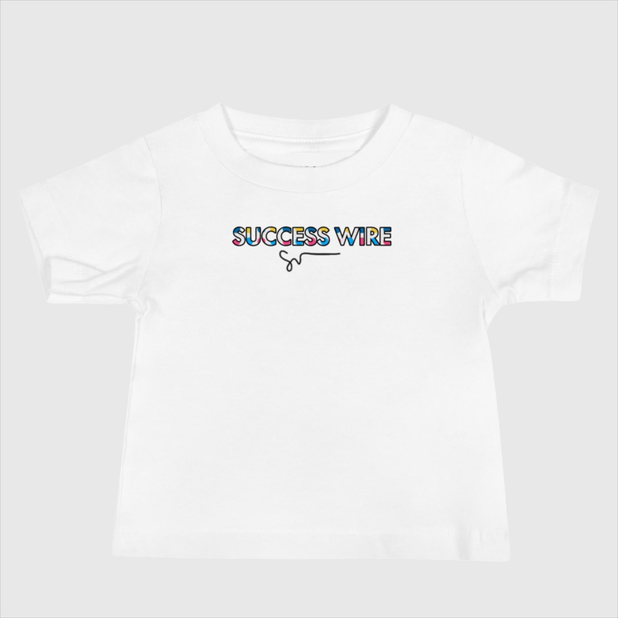 SUCCESS WIRE Playful Dots Logo Jersey Short Sleeve Tee for Baby (6-24m) (3 Color Variants)