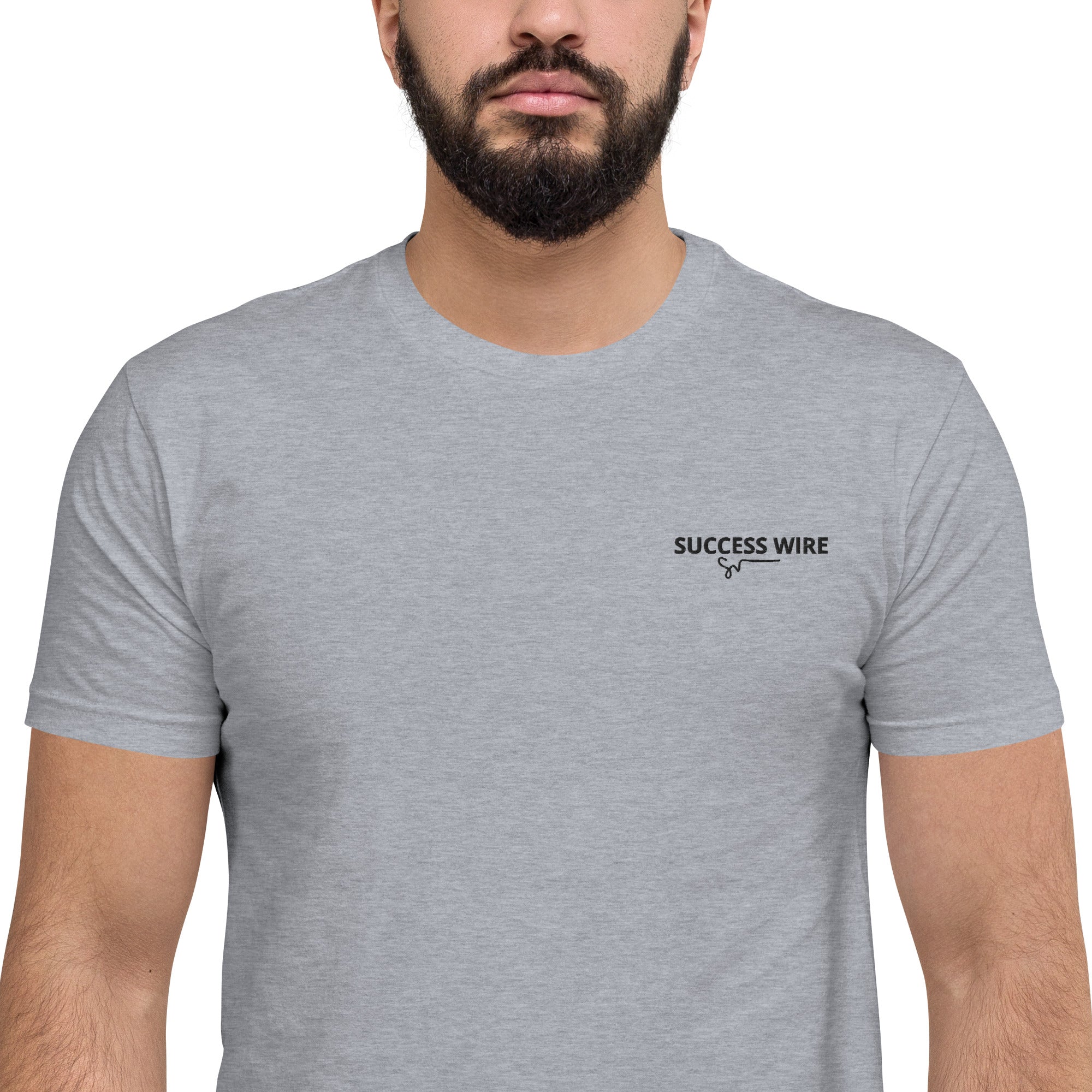 SUCCESS WIRE Short Sleeve Fitted T-Shirt for Men (7 Color Variants)