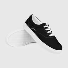 Load image into Gallery viewer, SUCCESS WIRE Classic Signature Lace-up Canvas Shoes for Men - Black
