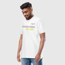 Load image into Gallery viewer, SUCCESS WIRE &quot;POSITIVE VIBES ALL DAY&quot; Short Sleeve Premium T-Shirt for Men
