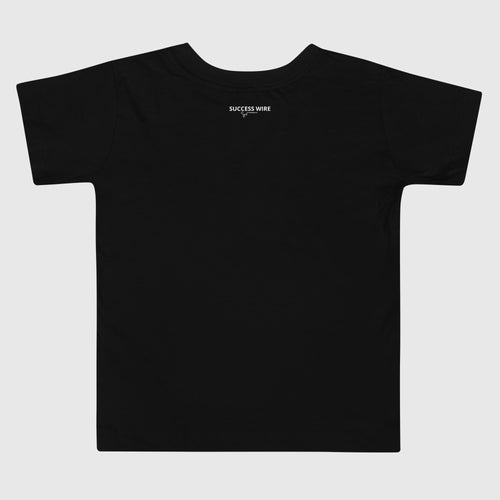 SUCCESS WIRE "Positive Vibes All Day" T-Shirt for Little Girls (2T-5T) (2 Color Variants)