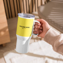 Load image into Gallery viewer, SUCCESS WIRE Travel mug with a handle
