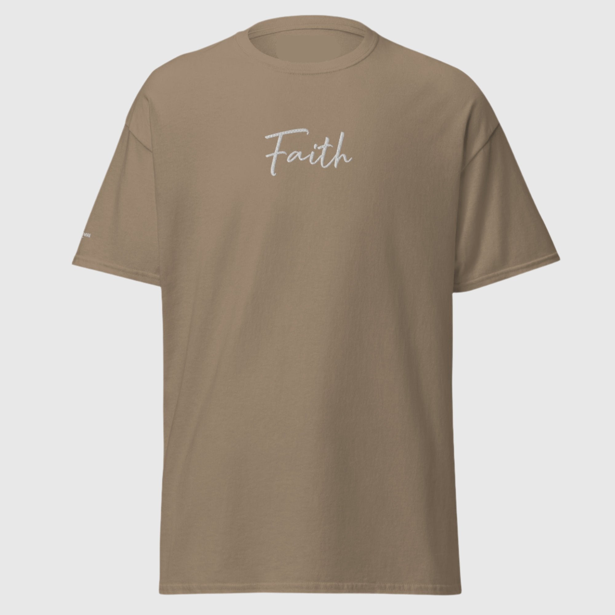 SUCCESS WIRE Unisex "Faith" Embroidered T-Shirt for Men and for Women (13 Color Variants)
