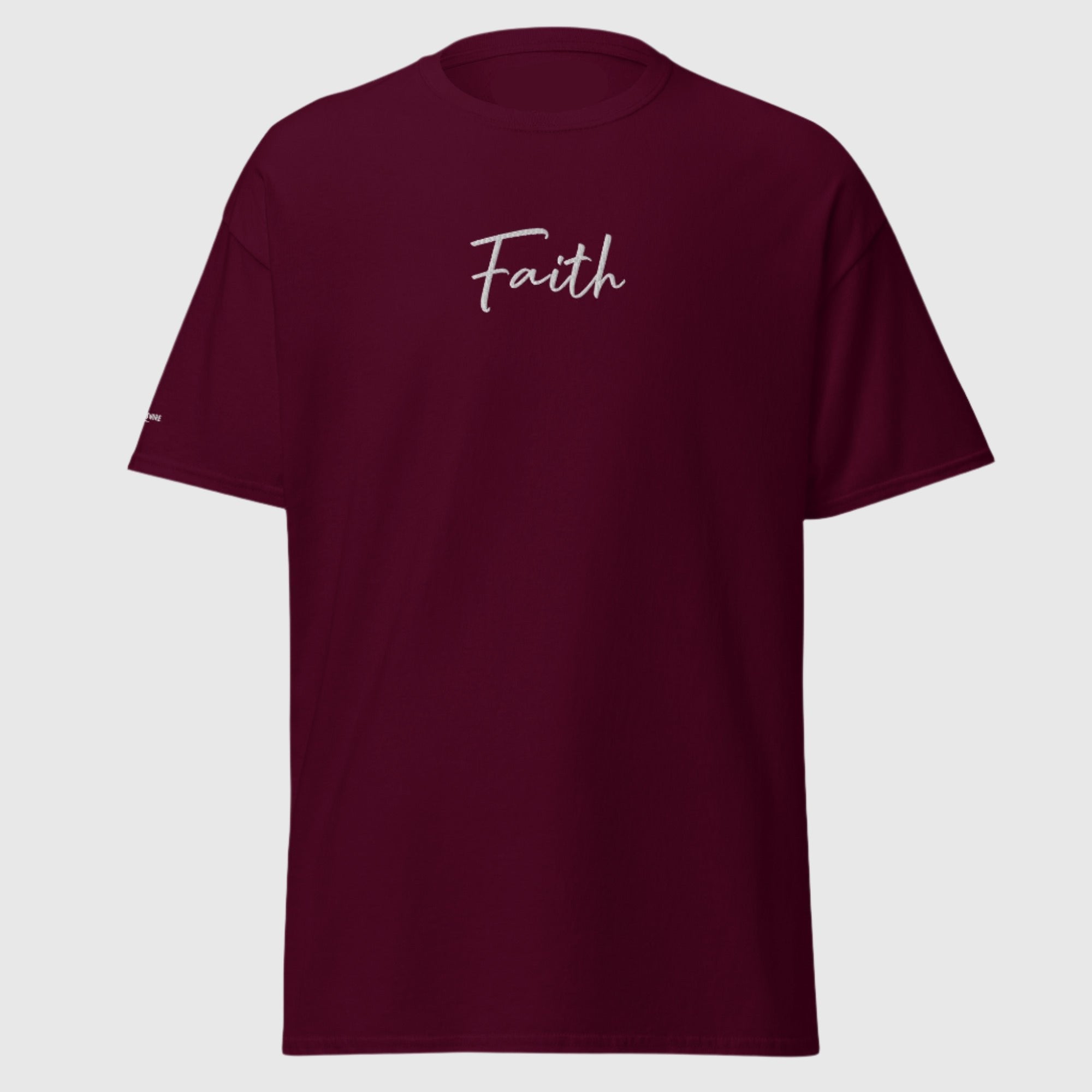 SUCCESS WIRE Unisex "Faith" Embroidered T-Shirt for Men and for Women (13 Color Variants)
