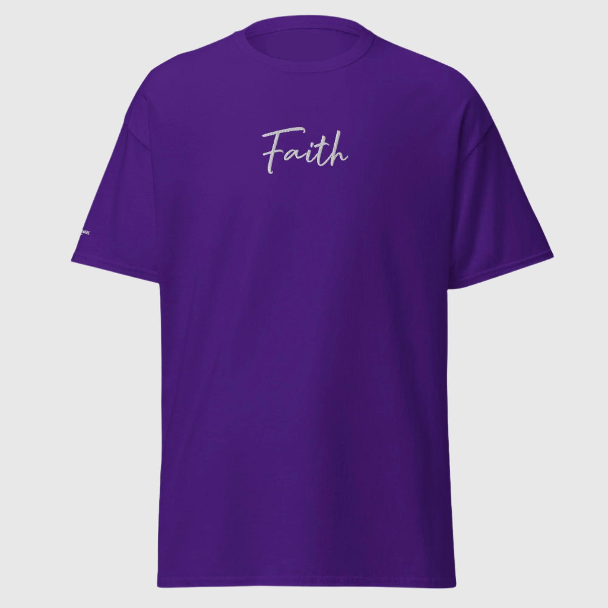 SUCCESS WIRE Unisex "Faith" Embroidered T-Shirt for Men and for Women (13 Color Variants)