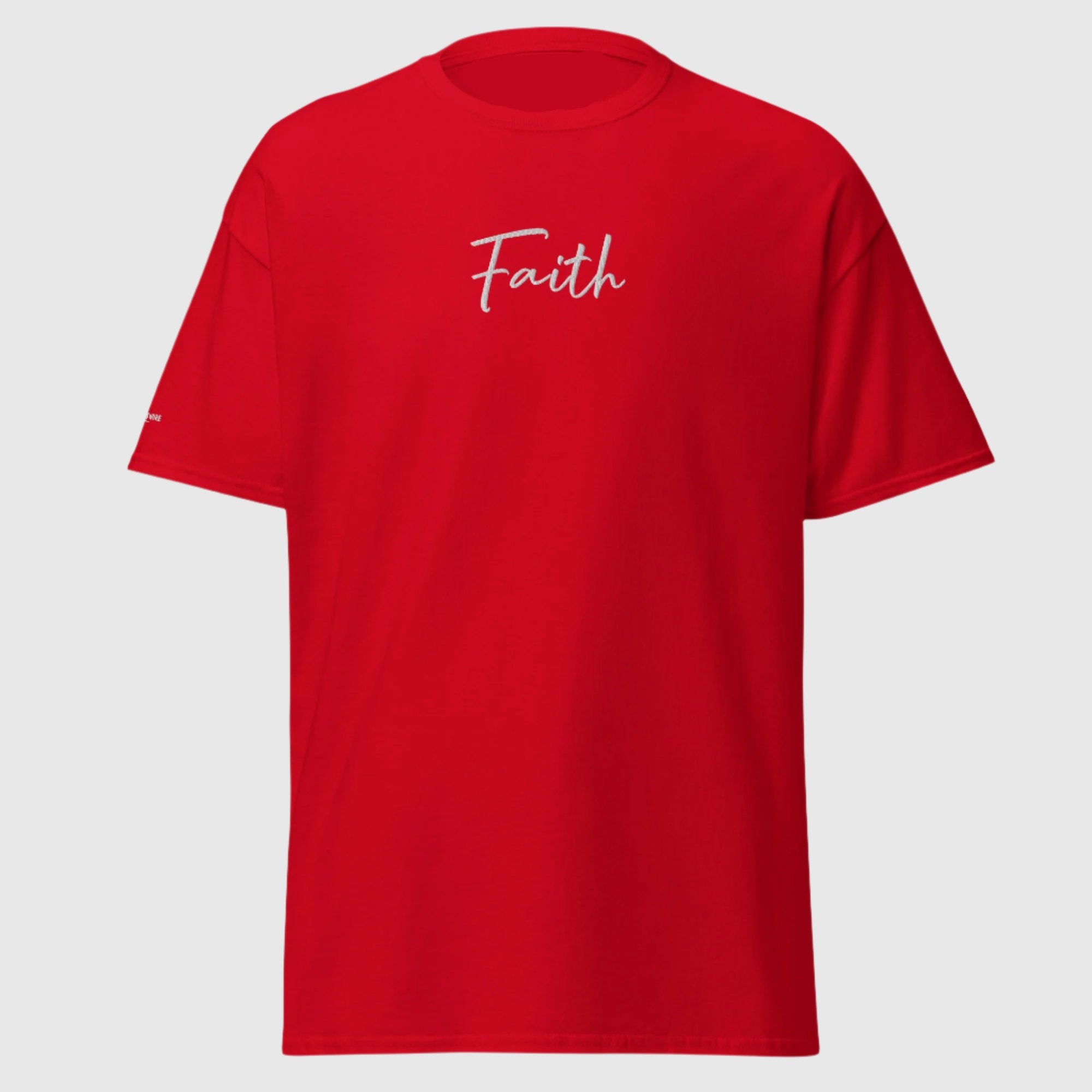 SUCCESS WIRE Unisex "Faith" Embroidered T-Shirt for Men and for Women (13 Color Variants)